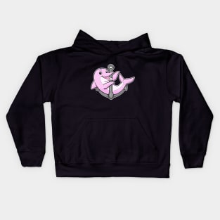 Dolphin with Anchor Kids Hoodie